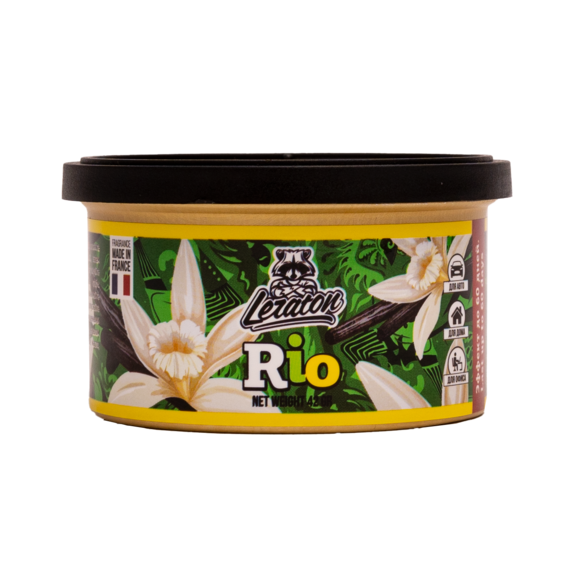 LERATON - Rio, Ароматизатор для автомобиля в банке (Vanilla/Ваниль)