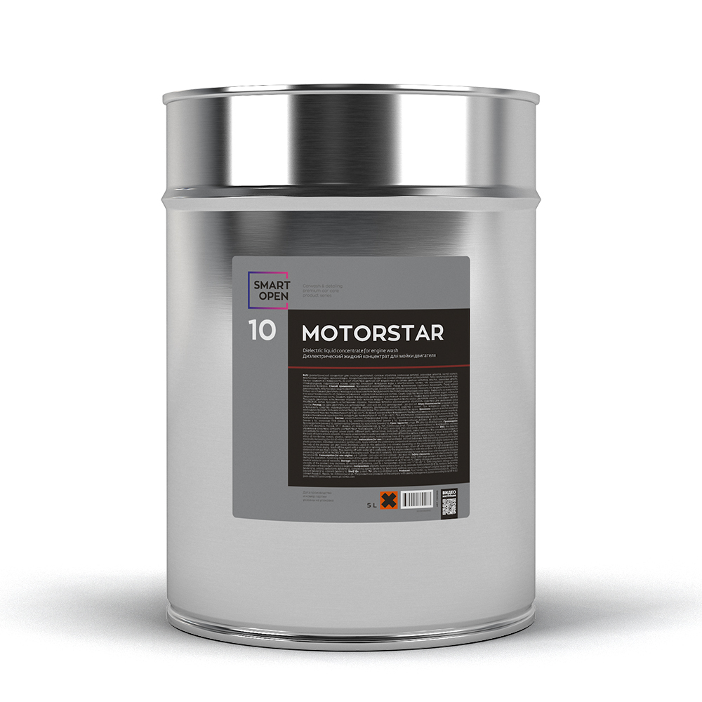 Smart Open - Motor Star 10, Диэлектрический состав для мойки двигателя 5л