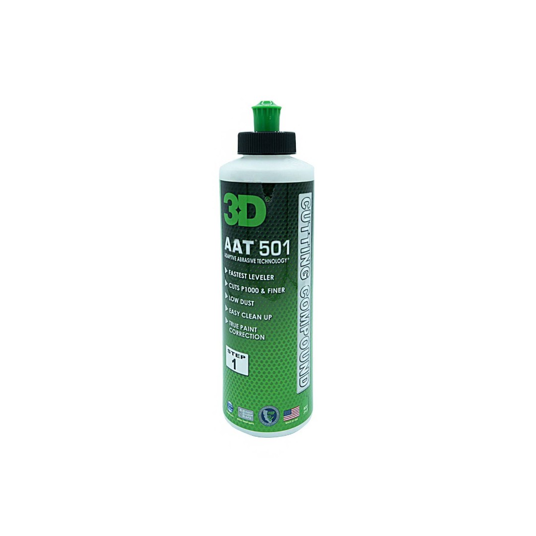 3D AAT 501 Cutting Compound Полировальная паста (1 шаг), 240мл
