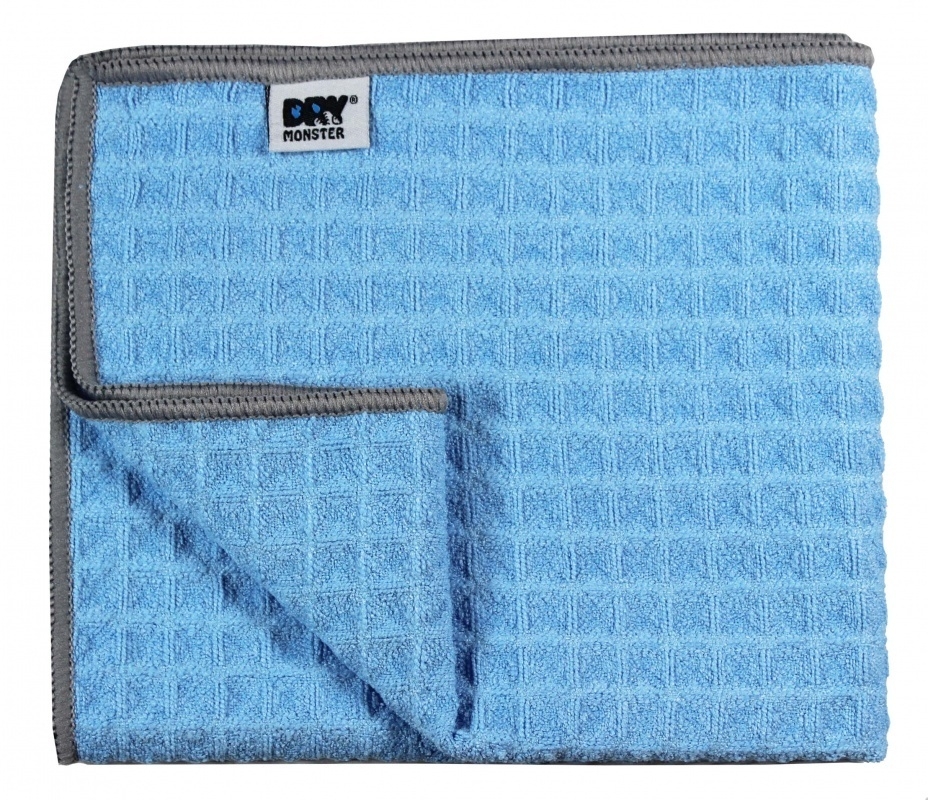 Dry Monster - DM3540, Полотенце DM Big Waffle, голубое