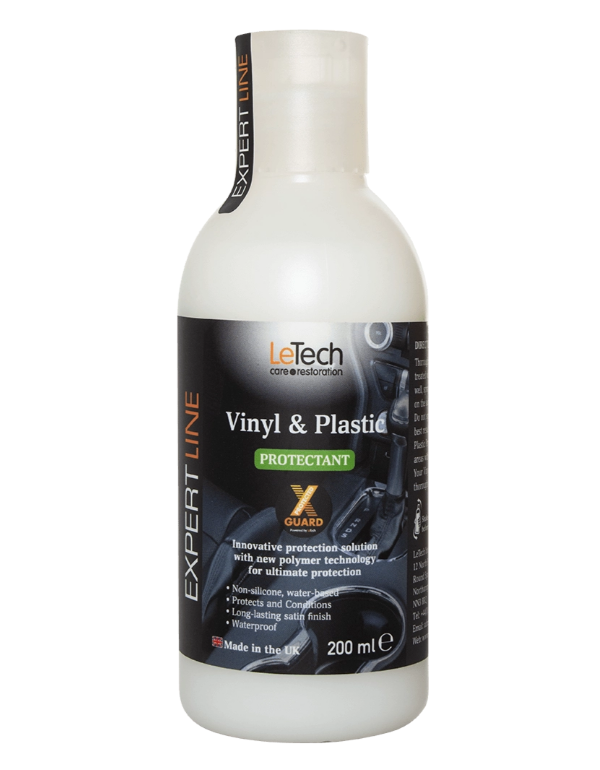 LeTech - Vinyl & Plastic Protectant X-Guard, Полироль для пластика и винила, 200мл