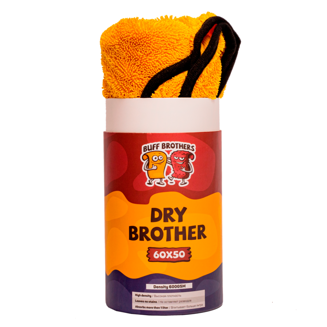 BUFF BROTHERS - DRY BROTHER GOLD, Микрофибра для сушки, 50x60