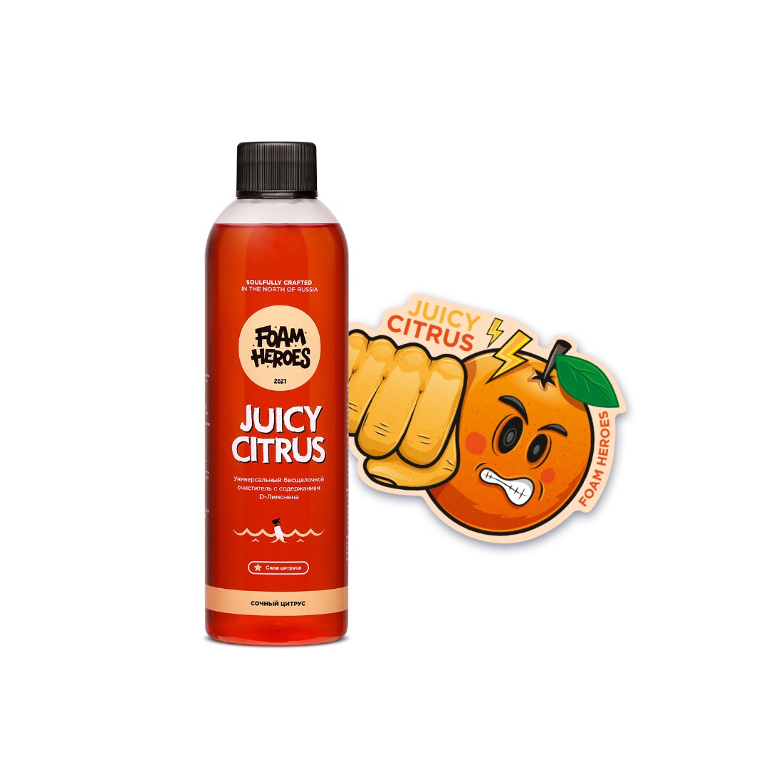 Foam Heroes - Citrus Buddy шампунь на основе цитрусовых для предварительной мойки, 500мл.