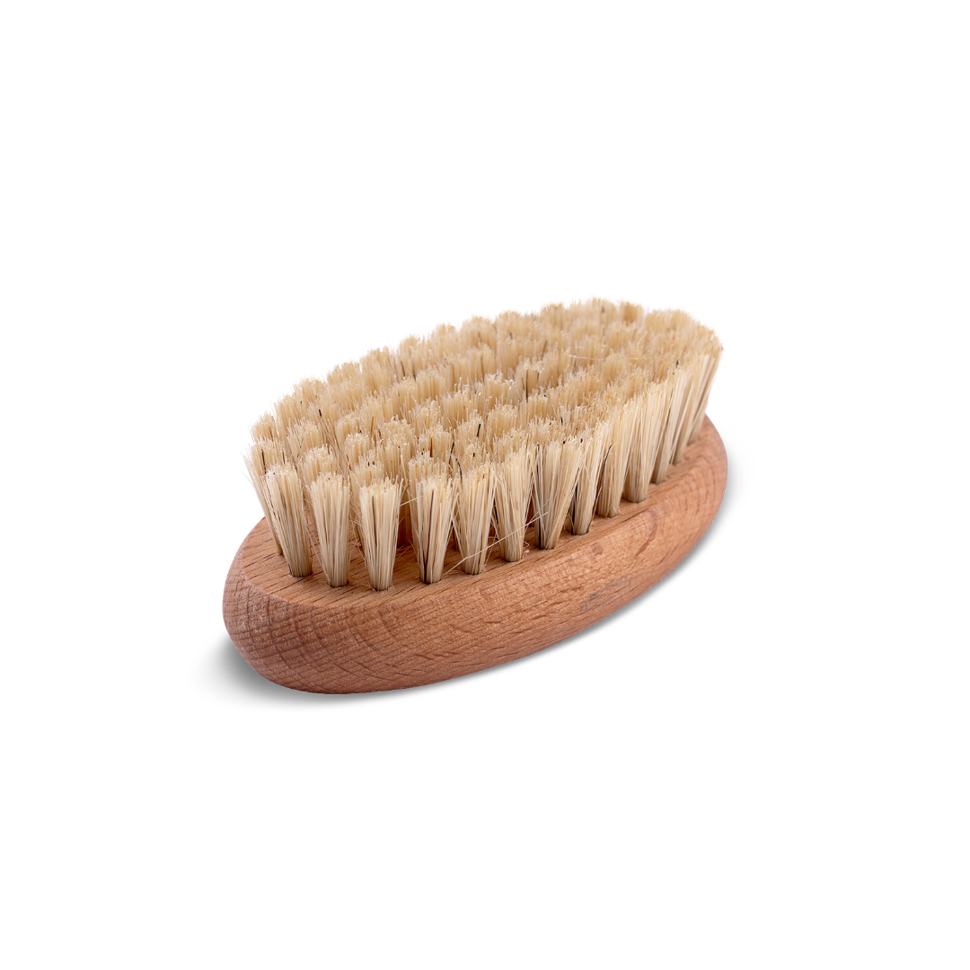 Foam Heroes - Natural Boar's Hair Brush щетка для очистки кожи, 10.2x5.5см