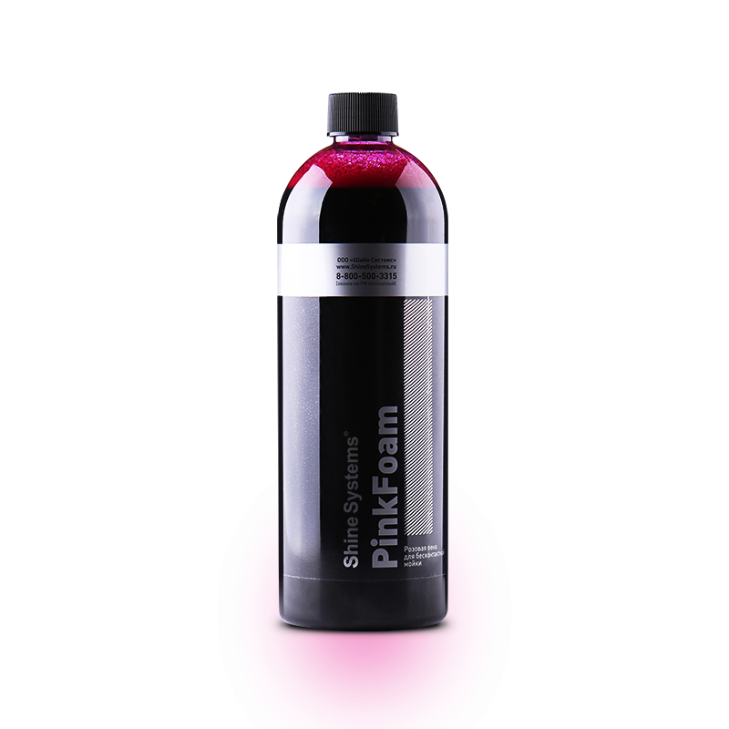 Shine Systems - PinkFoam, активный шампунь для бесконтактной мойки, 750 мл