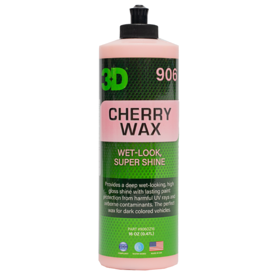 3D - Cherry Wax, Воск для ручного и автоматического нанесения, 0,480 мл