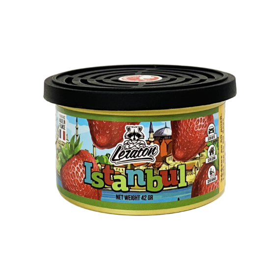 LERATON - Istanbul, Ароматизатор для автомобиля в банке (Strawberry/Клубника)